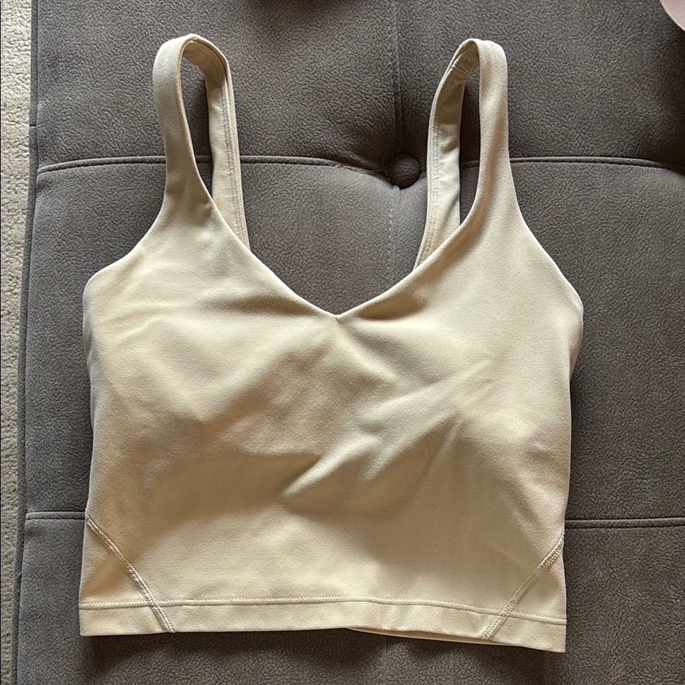 Lululemon Athletica Cream Sports Bra